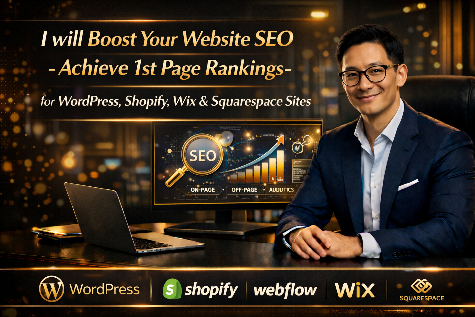 Boost Your Website Seo - Achieve 1St Page Rankings For Wordpress, Shopify, Wix &Amp; Squarespace Sites 1 Boost Your Website Seo - Achieve 1St Page Rankings For Wordpress, Shopify, Wix &Amp; Squarespace Sites Zinn Hub Top Freelancer