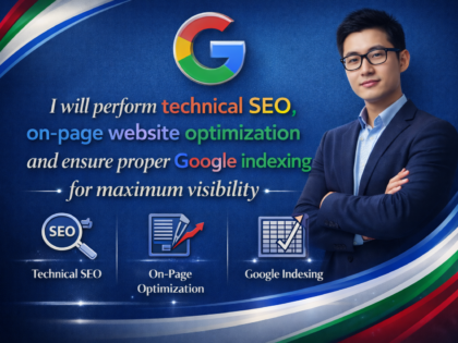 I will perform technical SEO, on-page website optimization and ensure proper Google indexing for maximum visibility