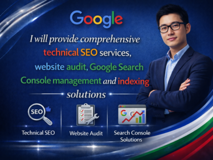 I will provide comprehensive technical SEO services, website audit, Google Search Console management and indexing solutions