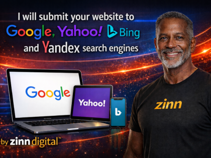 I will submit your website to Google, Yahoo, Bing and Yandex search engines by zinn digital