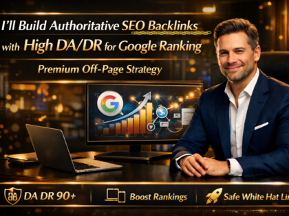 I'll Build Authoritative SEO Backlinks with High DA/DR for Google Ranking