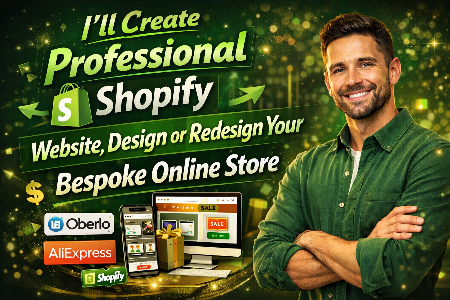 I'Ll Create Professional Shopify Website, Design Or Redesign Your Bespoke Online Store 1 I'Ll Create Professional Shopify Website, Design Or Redesign Your Bespoke Online Store