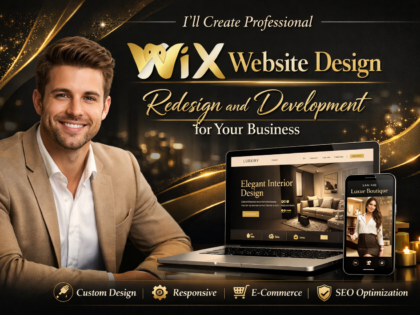 I'll Create Professional Wix Website Design, Redesign and Development for Your Business