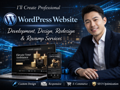 I'Ll Create Professional Wordpress Website - Development, Design, Redesign &Amp; Revamp Services