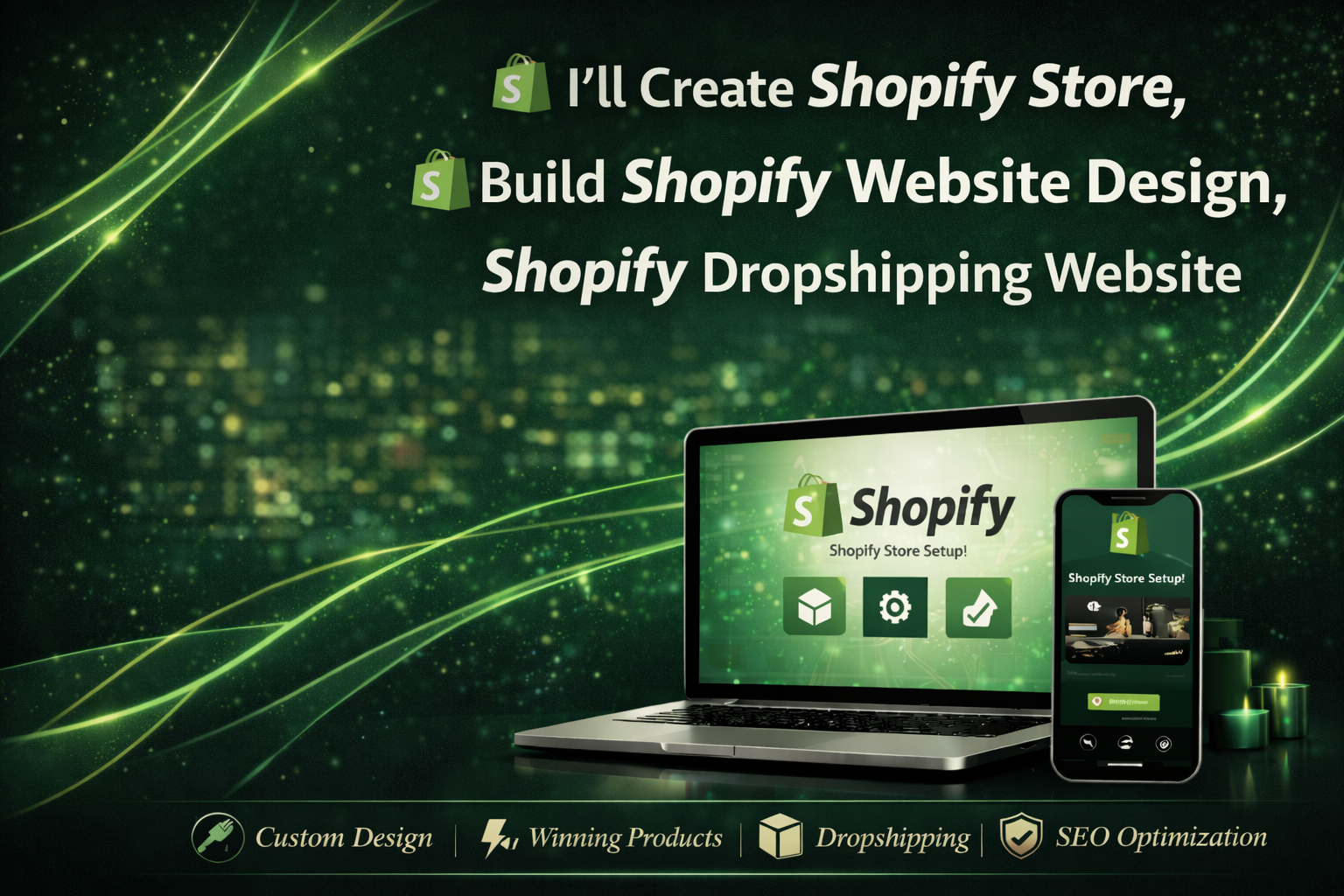 I'Ll Create Shopify Store, Build Shopify Website Design, Shopify Dropshipping Website 1 I'Ll Create Shopify Store, Build Shopify Website Design, Shopify Dropshipping Website