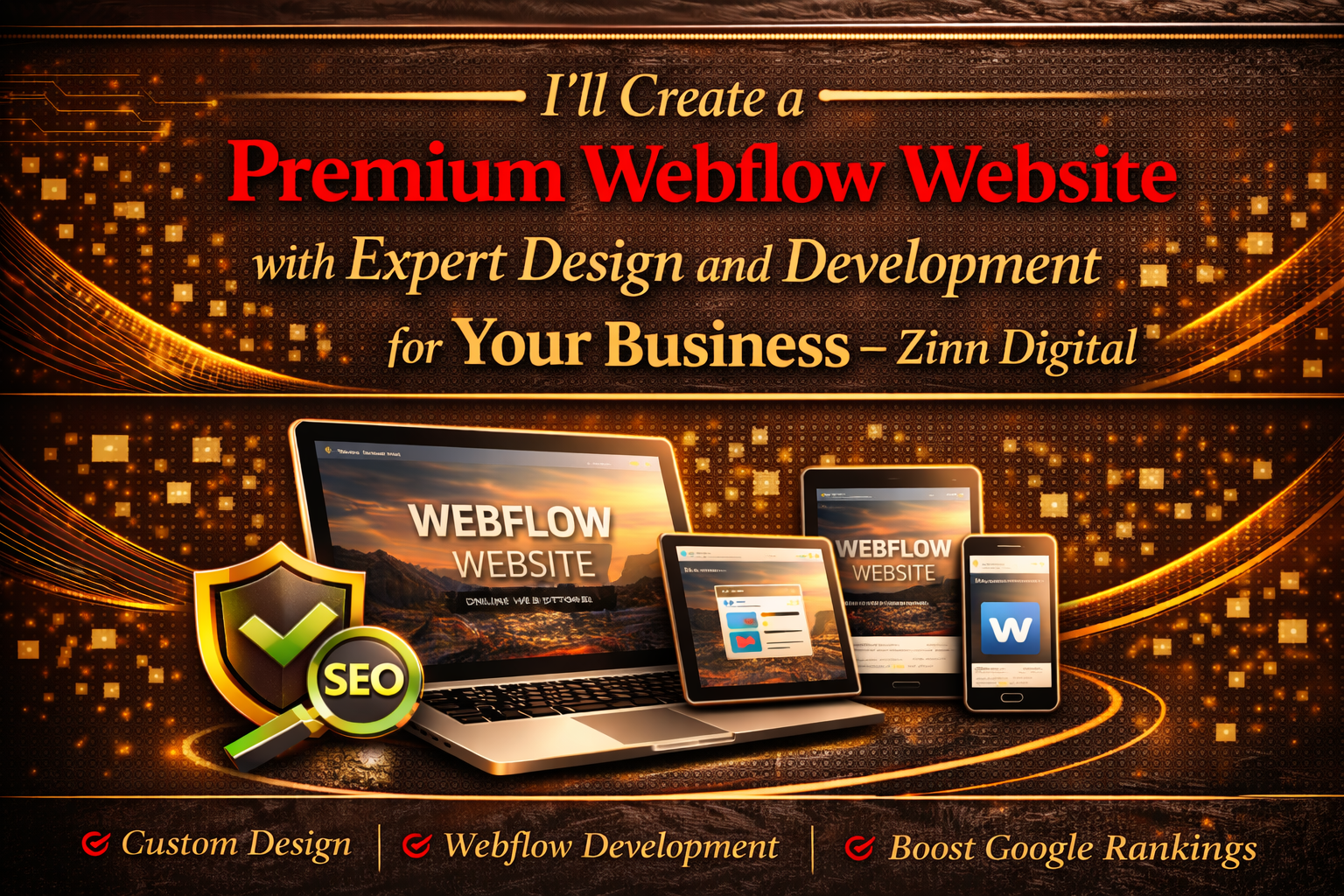 Create A Premium Webflow Website With Expert Design And Development For Your Business 1 I'Ll Create A Premium Webflow Website With Expert Design And Development For Your Business - Zinn Digital