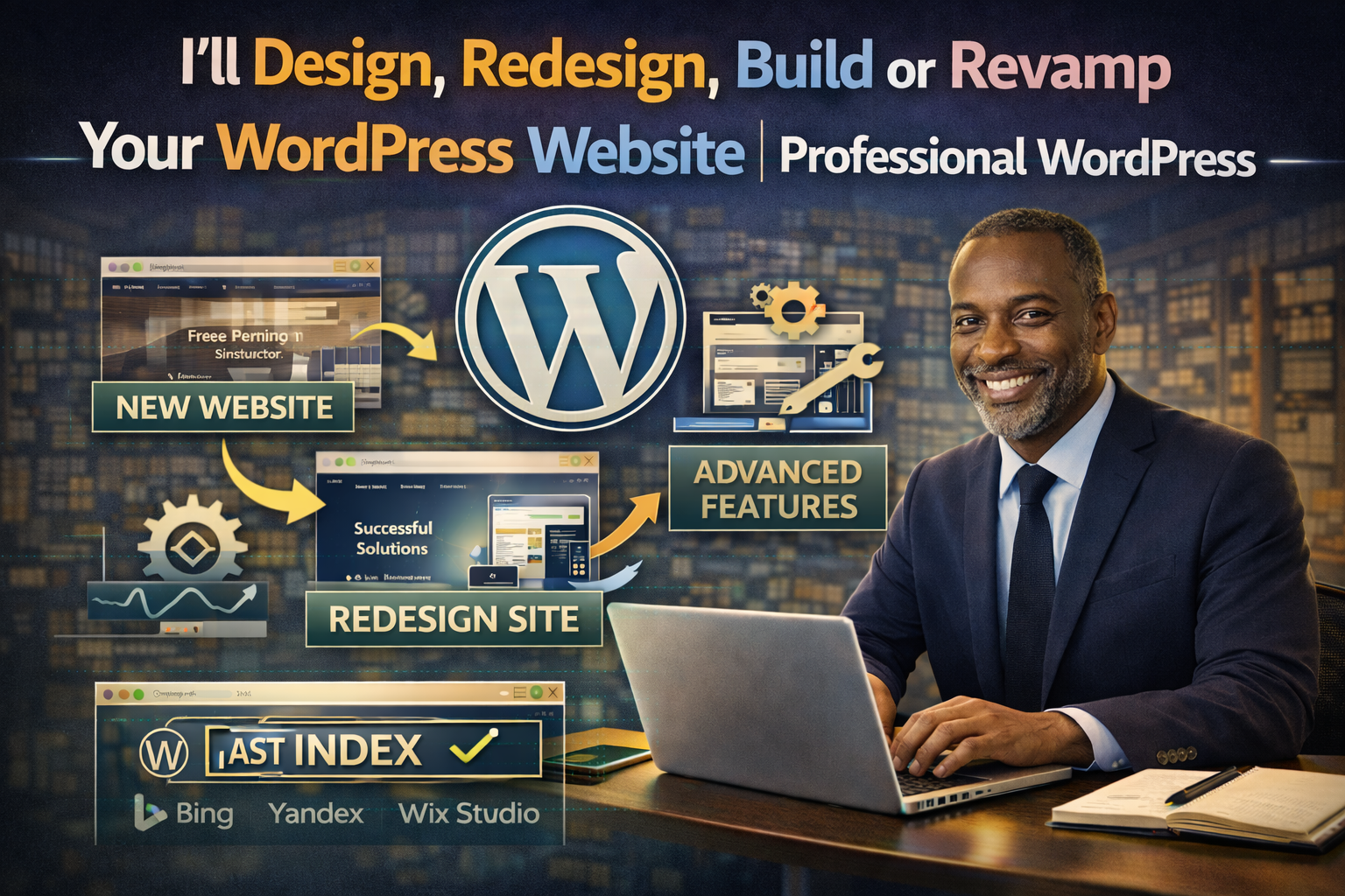 I'Ll Design, Redesign, Build Or Revamp Your Wordpress Website | Professional Wordpress Development 1 I'Ll Design, Redesign, Build Or Revamp Your Wordpress Website | Professional Wordpress Development