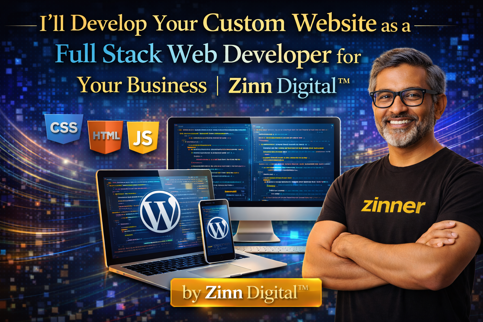 I'Ll Develop Your Custom Website As A Full Stack Web Developer For Your Business | Zinn Digital™ 1 I'Ll Develop Your Custom Website As A Full Stack Web Developer For Your Business | Zinn Digital™