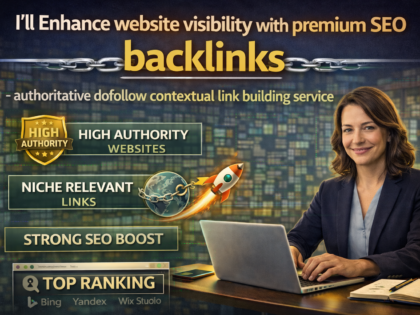 I'll Enhance website visibility with premium SEO backlinks - authoritative dofollow contextual link building service