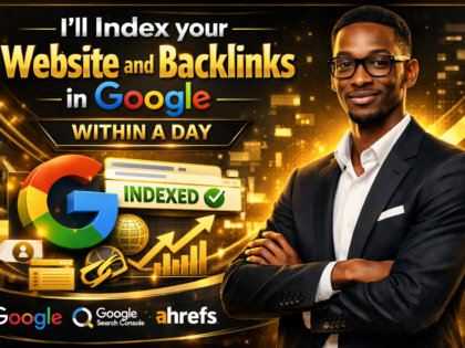 I'll Index your website and backlinks in Google within a day