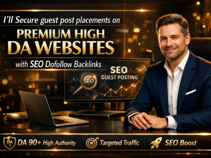 Secure guest post placements on premium high DA websites with SEO dofollow backlinks