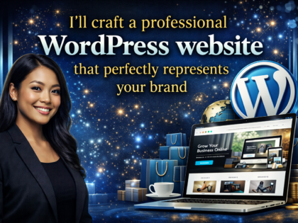 I’ll Craft A Professional Wordpress Website That Perfectly Represents Your Brand