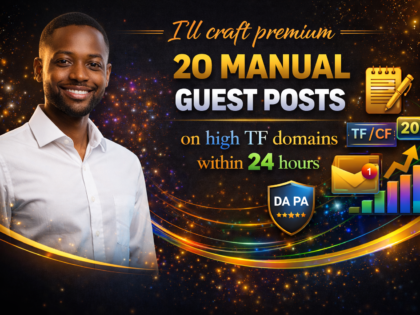 I'Ll Craft Premium 20 Manual Guest Posts On High Tf Domains Within 24 Hours 3 I'Ll Craft Premium 20 Manual Guest Posts On High Tf Domains Within 24 Hours