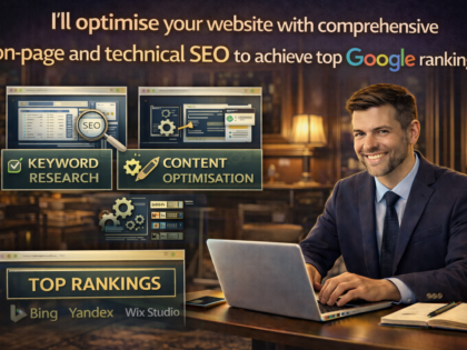 I'Ll Optimise Your Website With Comprehensive On-Page And Technical Seo To Achieve Top Google Rankings