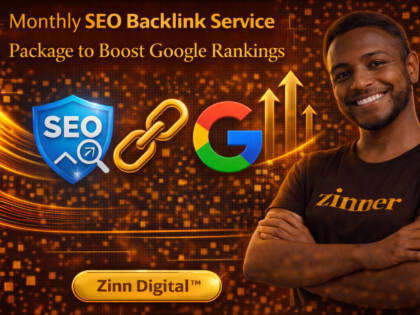 Monthly SEO Backlink Service Package to Boost Google Rankings by zinn digital