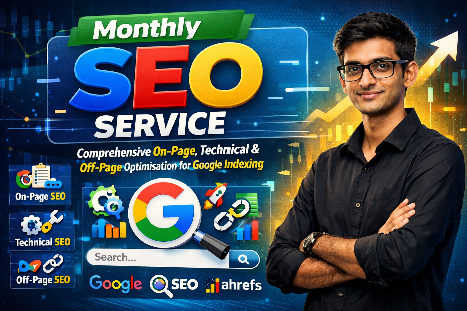 Monthly Seo Service - Comprehensive On-Page, Technical &Amp; Off-Page Optimisation For Google Indexing 1 Monthly Seo Service - Comprehensive On-Page, Technical &Amp; Off-Page Optimisation For Google Indexing