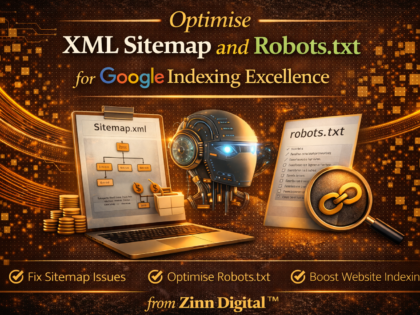 Optimise XML Sitemap and Robots.txt for Google Indexing Excellence by zinn digital