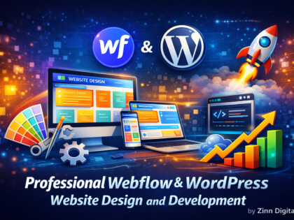 Ich werde eine responsive Webflow- oder WordPress-Website entwerfen