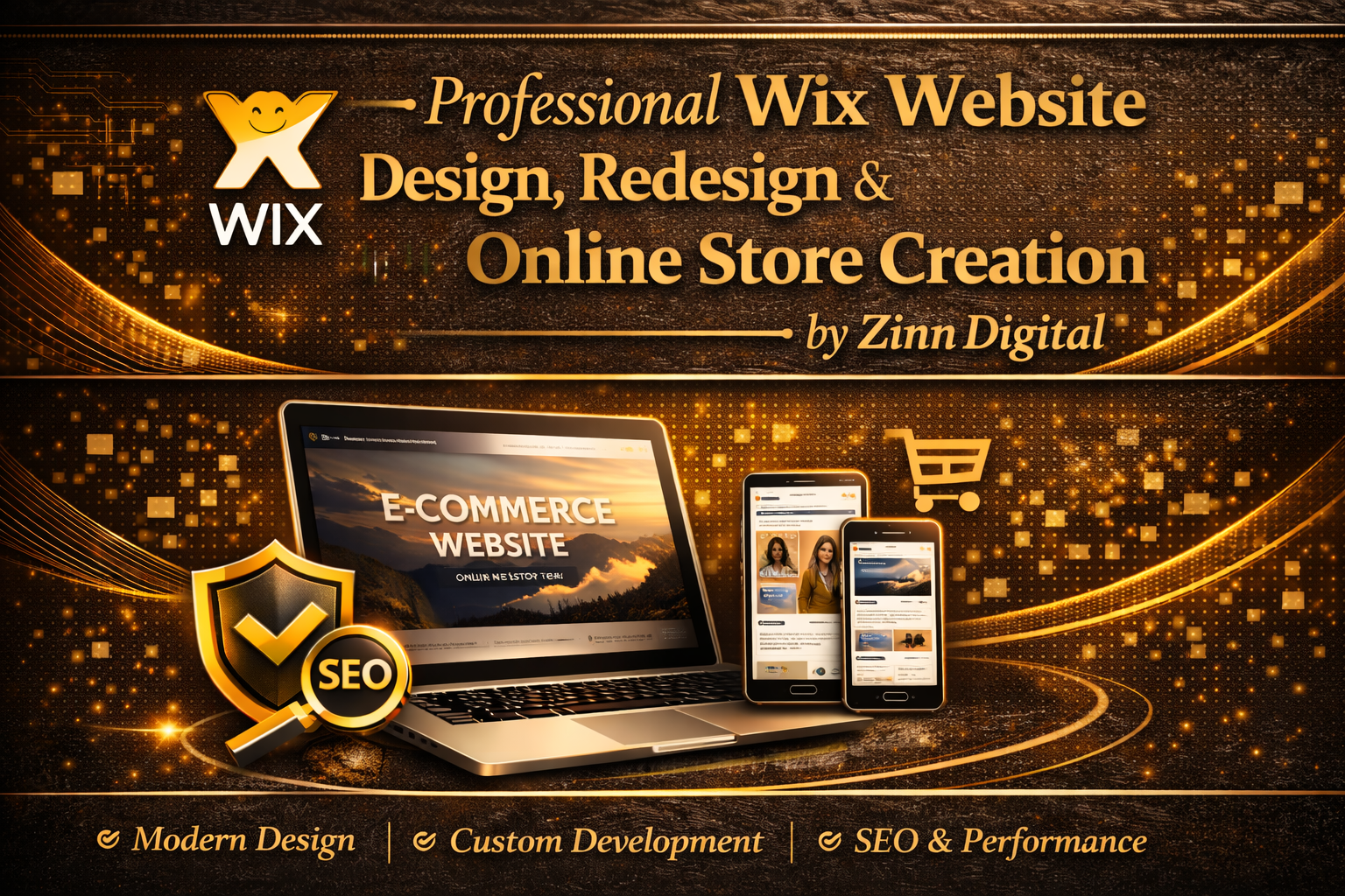 Professional Wix Website Design, Redesign &Amp; Online Store Creation | Zinn Digital™ 1 Professional Wix Website Design, Redesign &Amp; Online Store Creation By Zinn Digital™