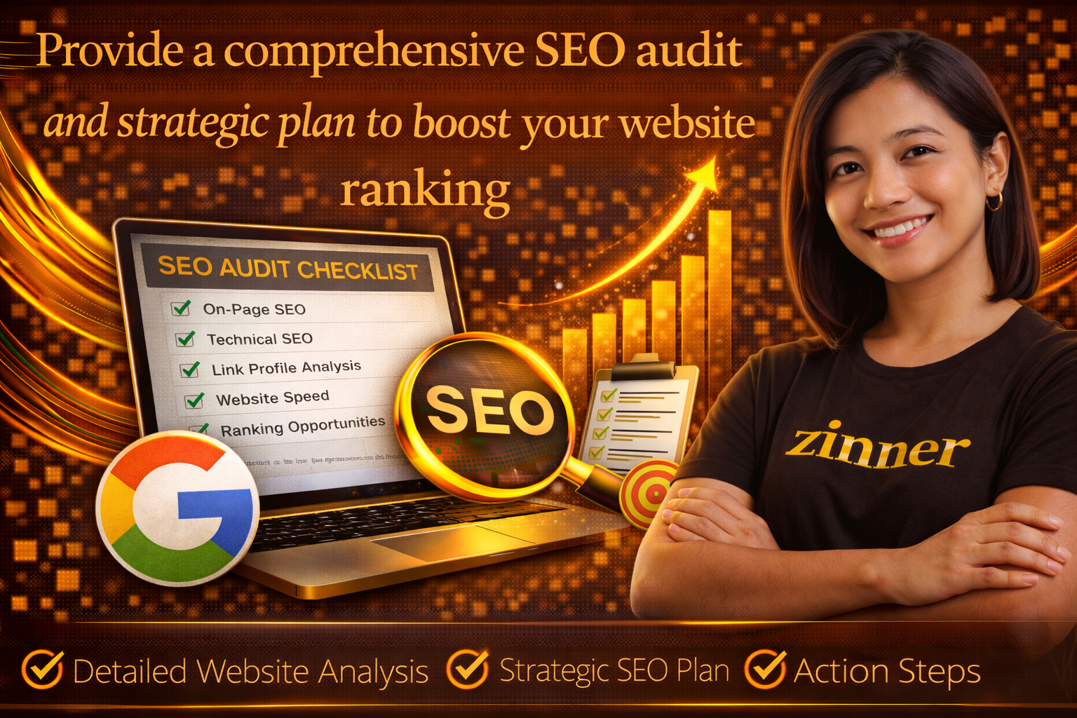 Provide A Comprehensive Seo Audit And Strategic Plan To Boost Your Website Ranking 1 Provide A Comprehensive Seo Audit And Strategic Plan To Boost Your Website Ranking By Zinn Digital