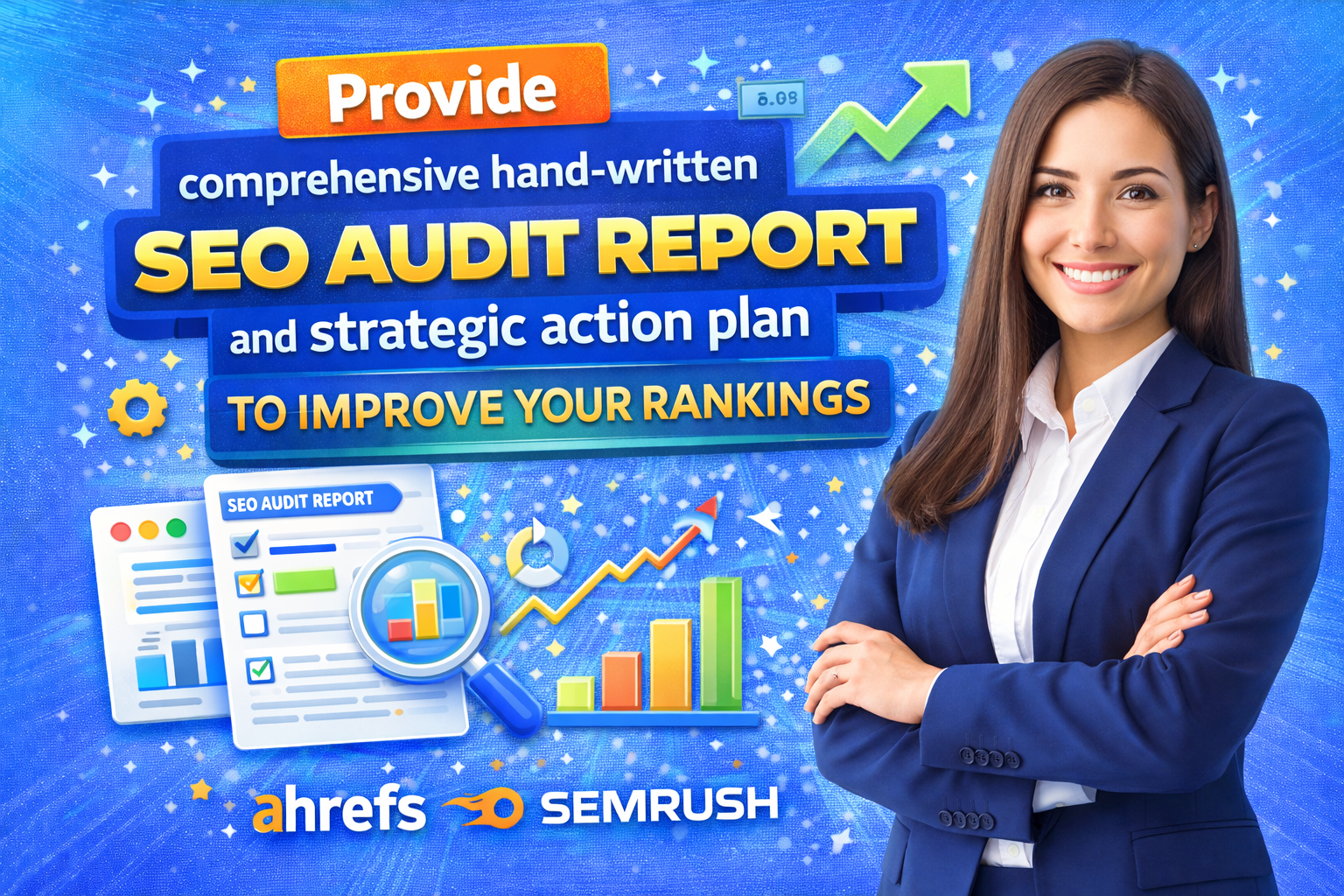 Comprehensive Hand-Written Seo Audit Report And Strategic Action Plan To Improve Rankings 1 Provide Comprehensive Hand-Written Seo Audit Report And Strategic Action Plan To Improve Your Rankings