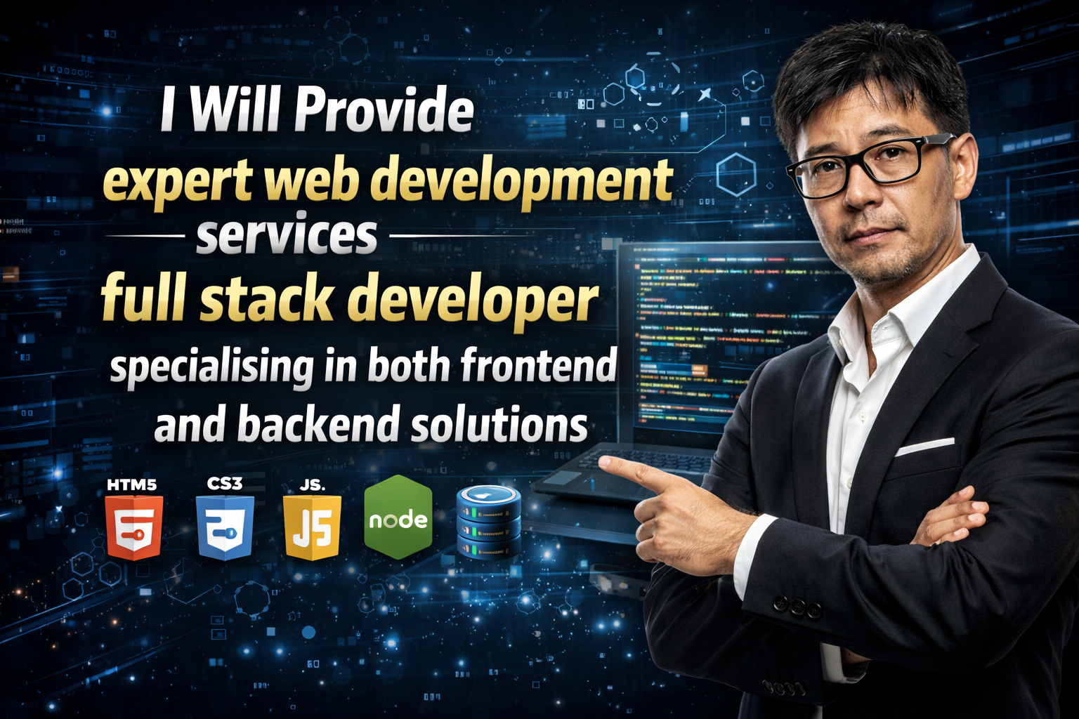 Provide Expert Web Development Services | Full Stack Developer | Frontend And Backend Solutions 1 Provide Expert Web Development Services With Our Full Stack Developer, Specialising In Both Frontend And Backend Solutions