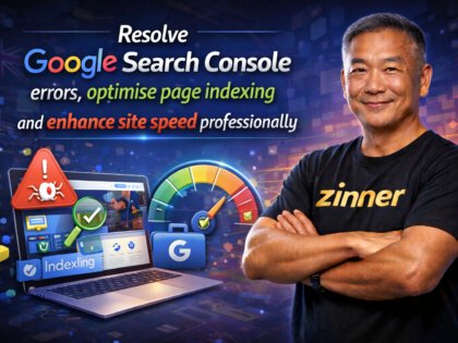 Resolve Google Search Console errors, optimise page indexing and enhance site speed professionally