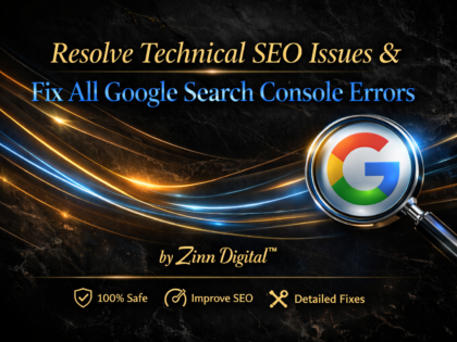 Resolve Technical SEO Issues & Fix All Google Search Console Errors