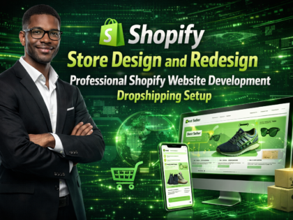Shopify Store Design and Redesign Professional Shopify Website Development Dropshipping Setup