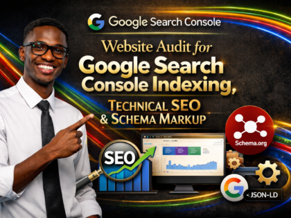 Website Audit For Google Search Console Indexing, Technical Seo &Amp; Schema Markup