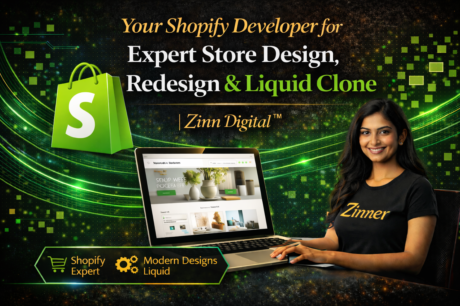 Your Shopify Developer For Expert Store Design, Redesign &Amp; Liquid Clone | Zinn Digital™ 1 Your Shopify Developer For Expert Store Design, Redesign &Amp; Liquid Clone | Zinn Digital™