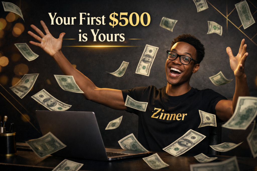 Freelancer Keep The First $500 On Zinn Hub