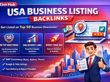 make backlinks on top 50 business listing sites in USA