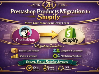do prestashop products migration to shopify form prestashop