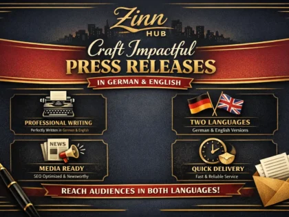 craft impactful press releases in german and english
