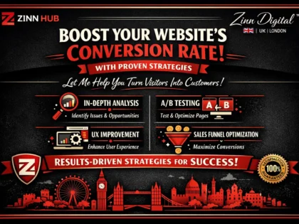 I'll help you optimise your website's conversion rate with proven strategies