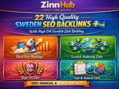 do 22 high quality sweden seo backlinks with high da swedish link building
