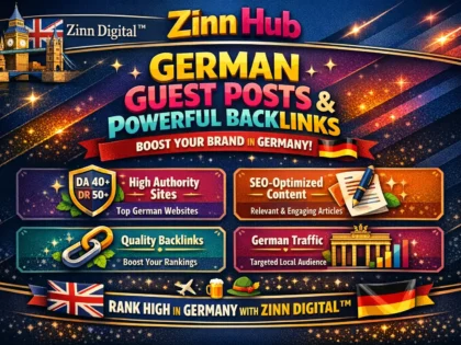 Build powerful German guest posting and backlinks to boost your brand in Germany