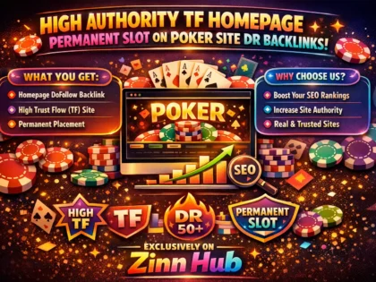 create high authority tf homepage permanent slot