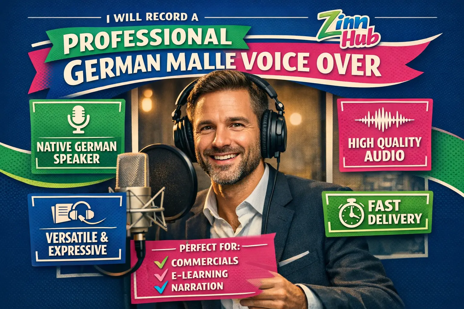Record A Professional German Male Voice Over 1 Record A Professional German Male Voice Over