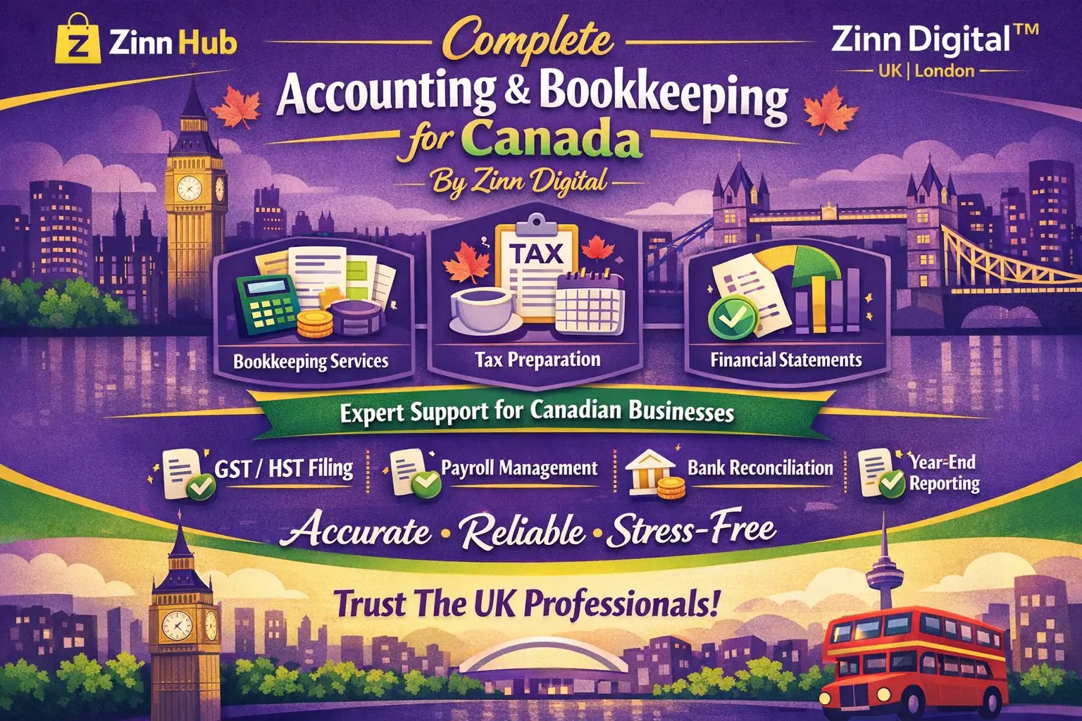 Complete Accounting And Bookkeeping Service For Canada By Zinn Digital ™ 1 Complete Accounting And Bookkeeping Service For Canada By Zinn Digital ™