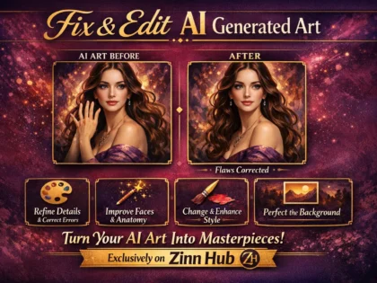 fix or edit art generated by ai