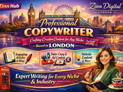 Professional Copywriter Crafting Creative Content For Any Niche In London