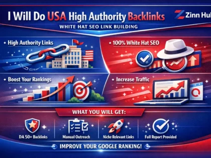 do USA high authority backlinks white hat SEO link building service
