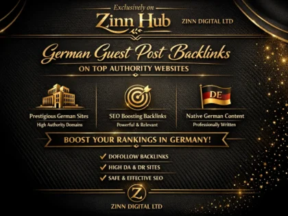 Create superior German guest post backlinks from prestigious German authority websites