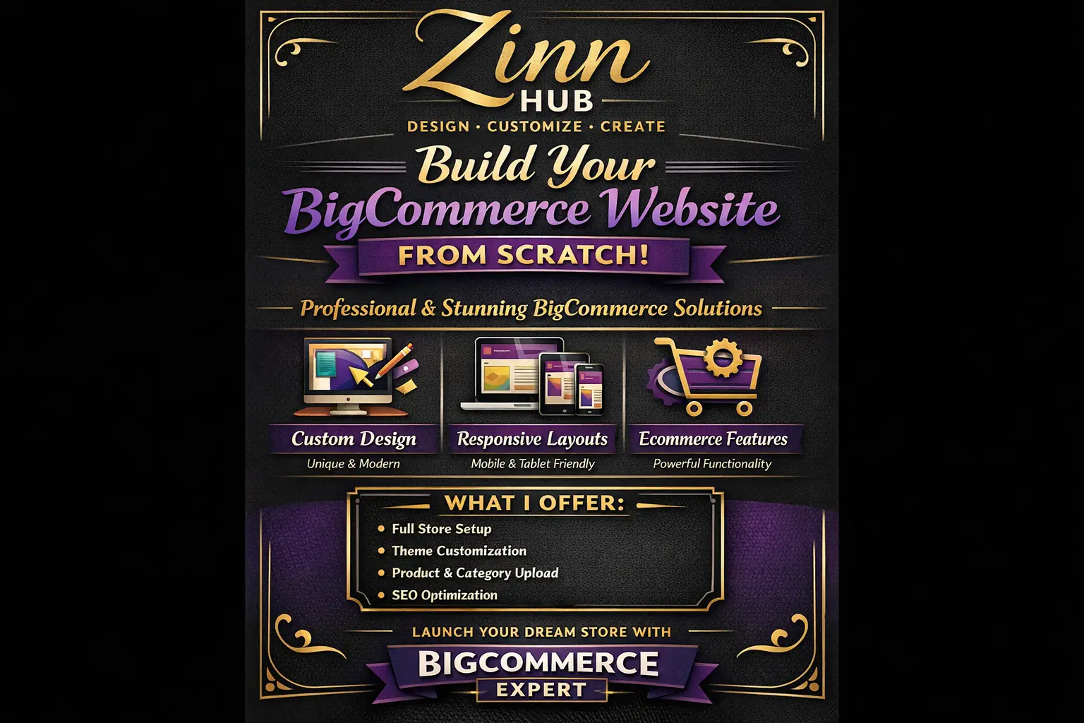 Design Customize And Create Bigcommerce Site From Scratch 1 Design Customize And Create Bigcommerce Site From Scratch