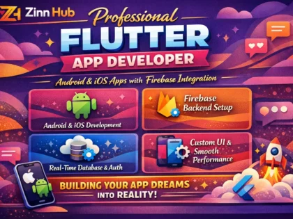 Professional Flutter Developer Creating Android Ios Apps With Firebase Integration