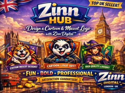 Design A Cartoon Or Mascot Logo With Zinn Digital ™