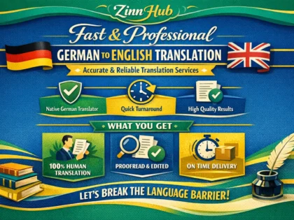 provide fast and professional german to english translation