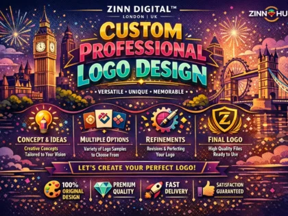 Create a custom versatile professional logo design